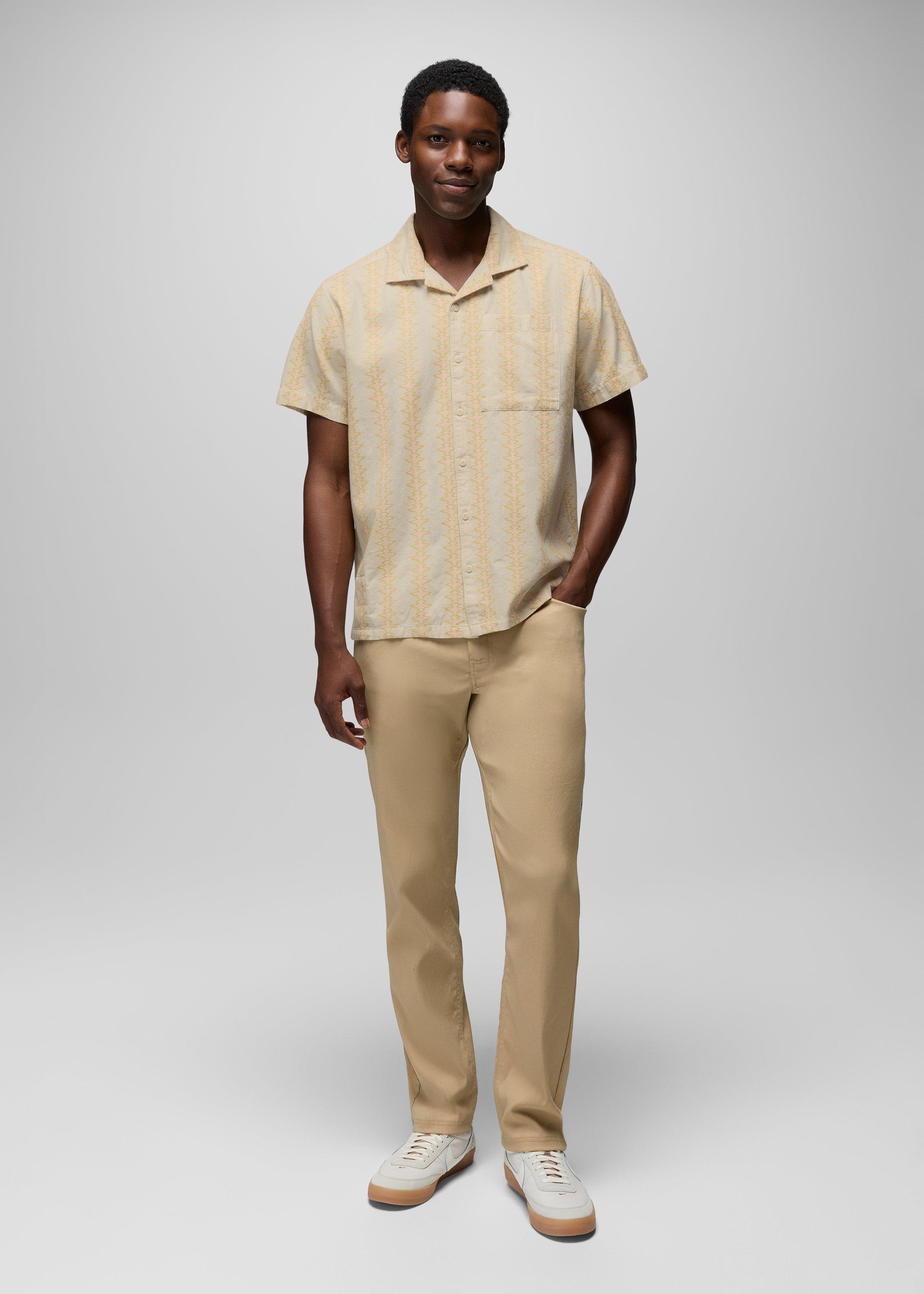 Mens prAna Stretch Zion&trade; 5 Pocket Standard Pant - Sandbar