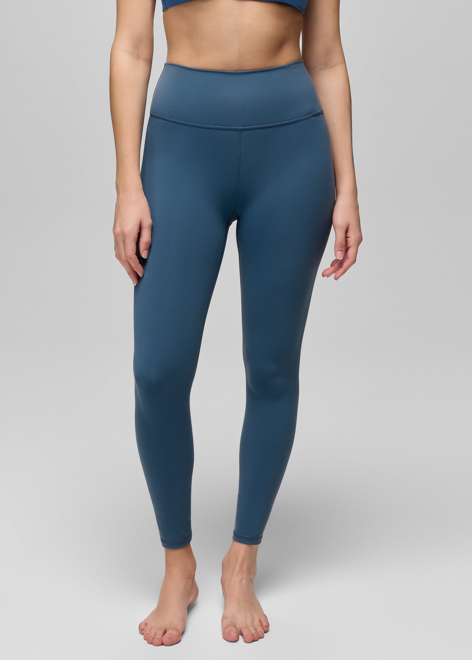 Womens prAna Luxara™ 7/8 Legging - Bluff Blue
