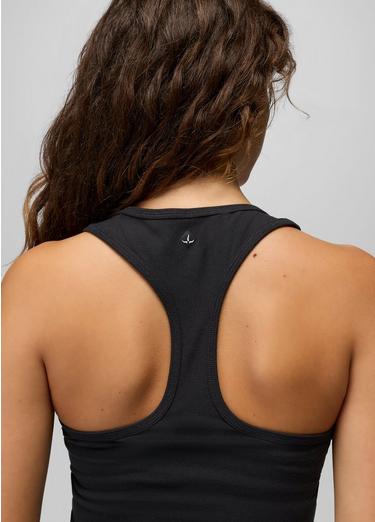 Pure Ascent Racerback Tank, Color: Black, image 8