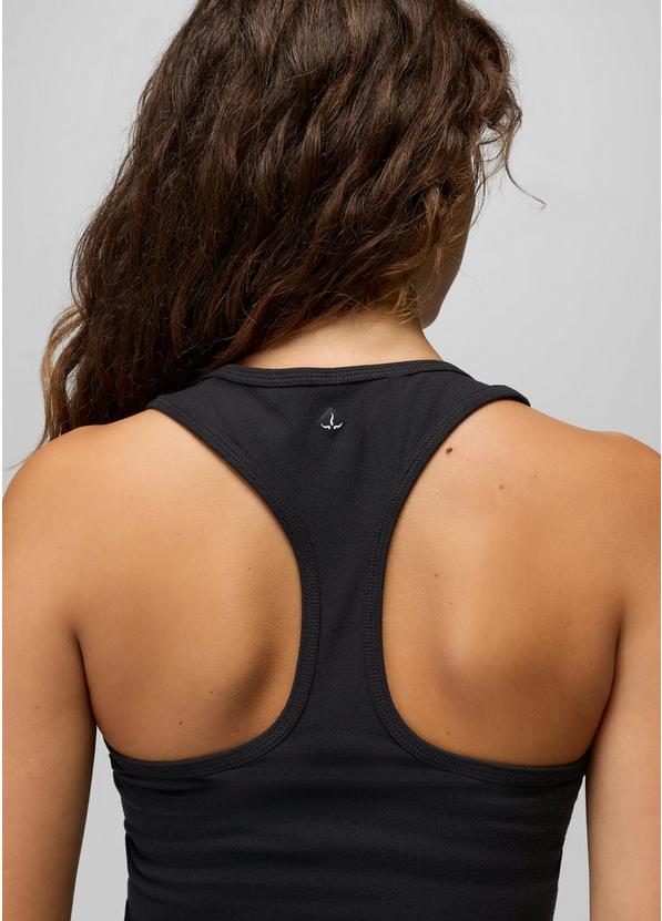 Pure Ascent Racerback Tank, Color: Black, image 4