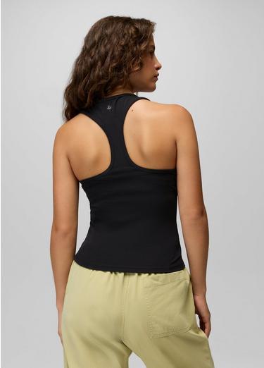 Pure Ascent Racerback Tank, Color: Black, image 6