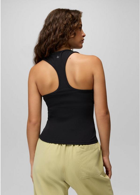 Pure Ascent Racerback Tank, Color: Black, image 2