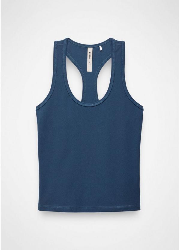 Pure Ascent Racerback Tank, Color: Bluff Blue, image 7