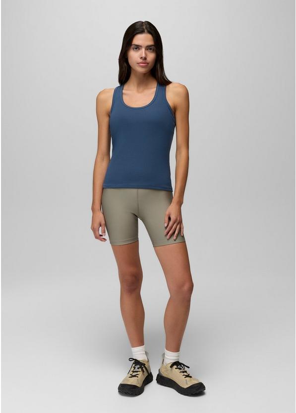 Pure Ascent Racerback Tank, Color: Bluff Blue, image 6