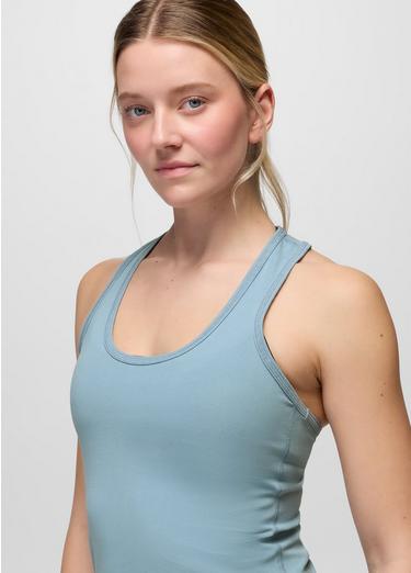 Pure Ascent Racerback Tank, Color: Glacier Skies, image 3