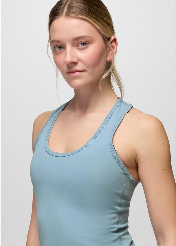 Pure Ascent Racerback Tank, Color: Glacier Skies, image 3