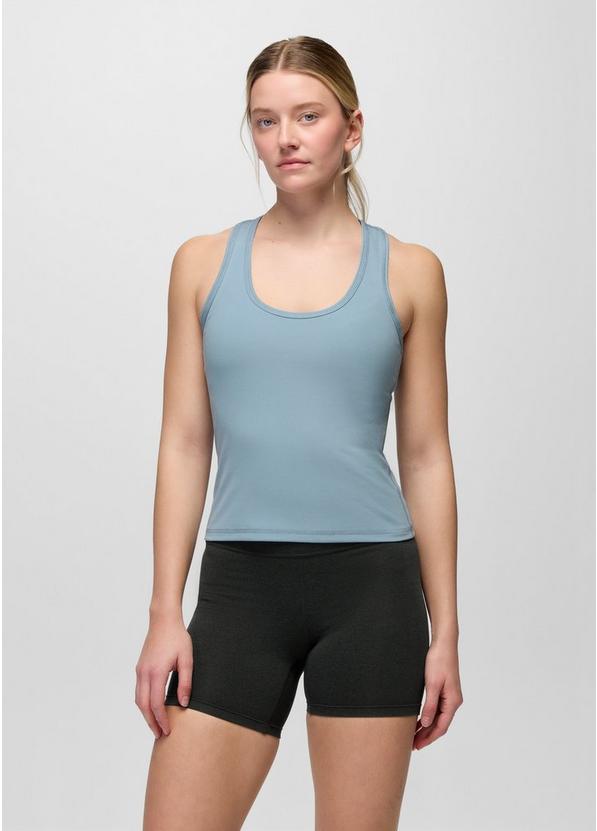 Pure Ascent Racerback Tank, Color: Glacier Skies, image 1