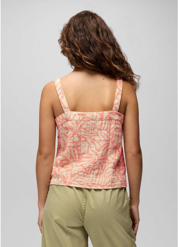 Goldie Beach Tank Top, Color: Guava, image 2