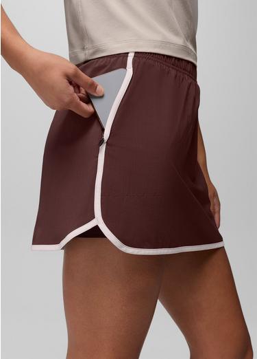 Railay Scallop Skort, Color: Cacao, image 7