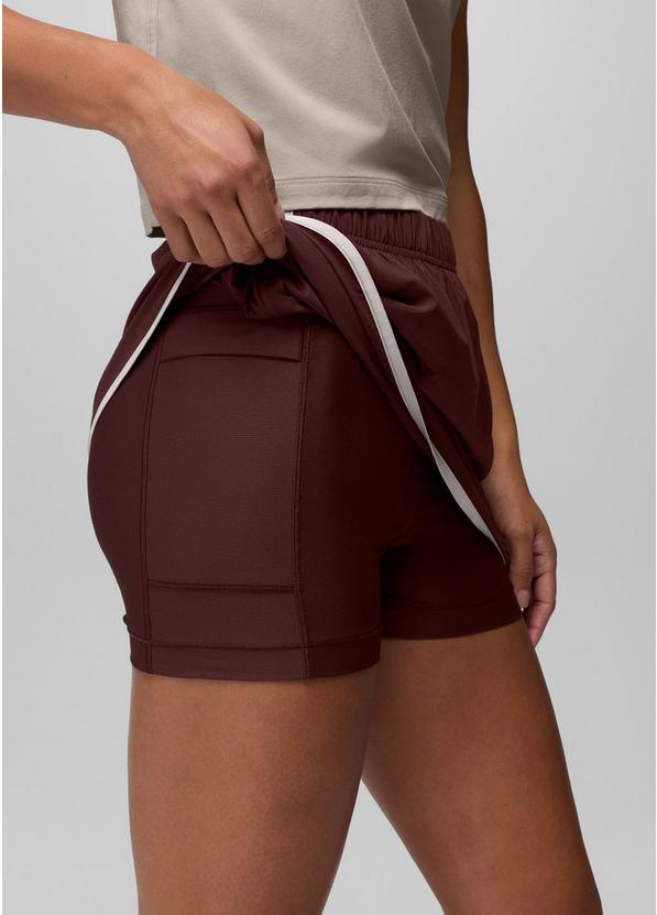 Railay Scallop Skort, Color: Cacao, image 4