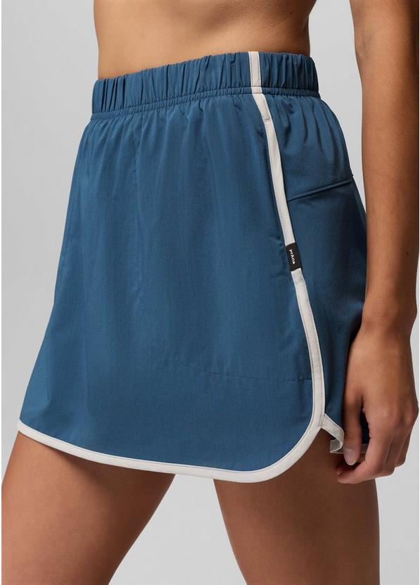 Railay Scallop Skort, Color: Bluff Blue, image 3