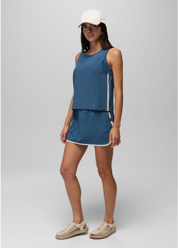 Railay Scallop Skort, Color: Bluff Blue, image 7