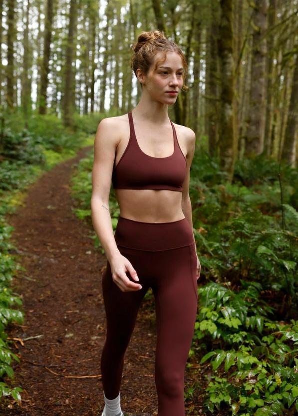 Luxara Pocket Legging, Color: Cacao, image 7