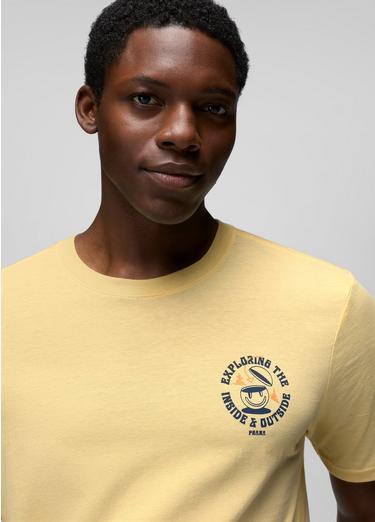 prAna Inward Journey Short Sleeve Graphic Tee, Color: Vanilla Bean, image 7