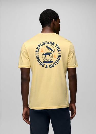 prAna Inward Journey Short Sleeve Graphic Tee, Color: Vanilla Bean, image 6