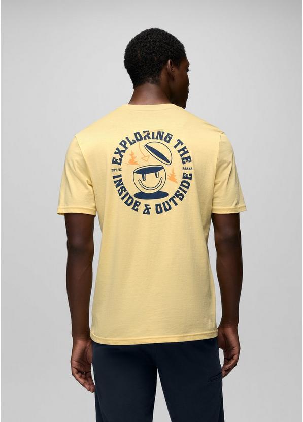 prAna Inward Journey Short Sleeve Graphic Tee, Color: Vanilla Bean, image 2