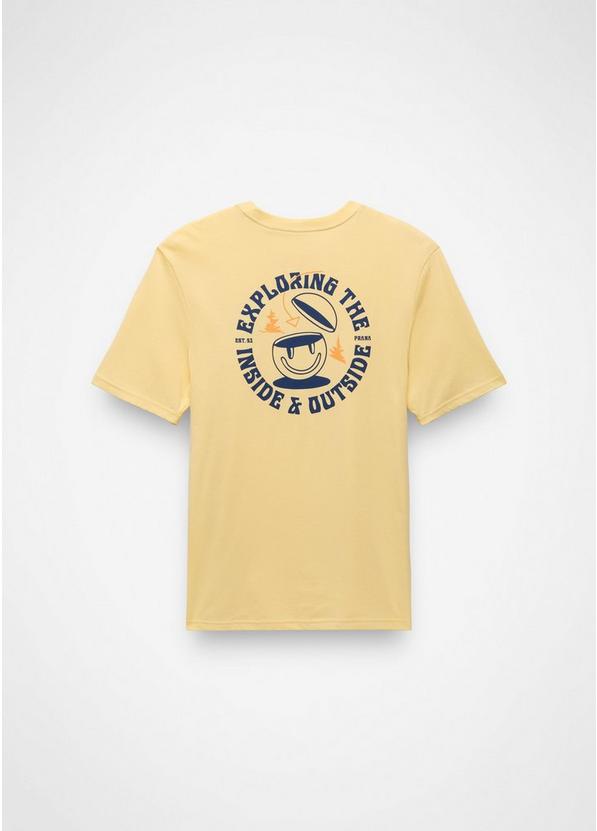 prAna Inward Journey Short Sleeve Graphic Tee, Color: Vanilla Bean, image 7