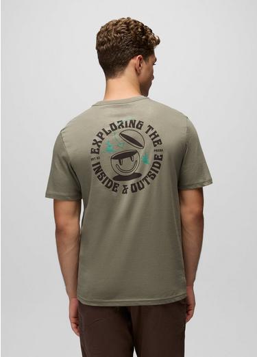 prAna Inward Journey Short Sleeve Graphic Tee, Color: Sage, image 2