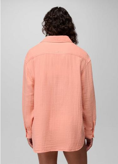 Hideaways Button Down Top, Color: Soft Guava, image 10