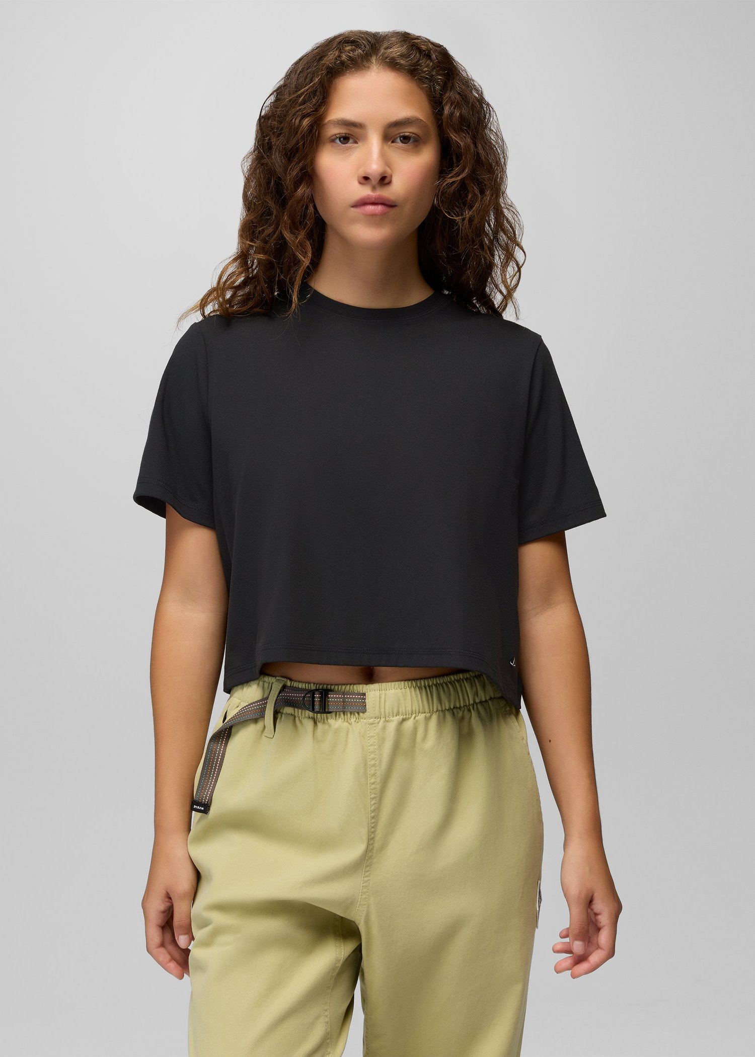 Womens prAna Pure Ascent Short Sleeve - Black