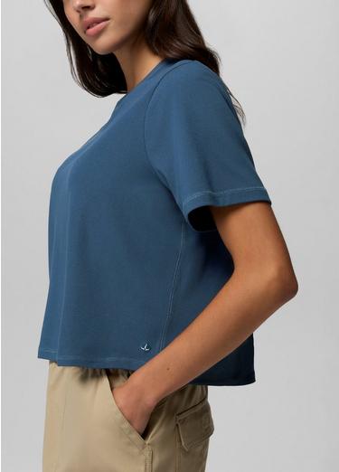 Pure Ascent Short Sleeve, Color: Bluff Blue, image 4