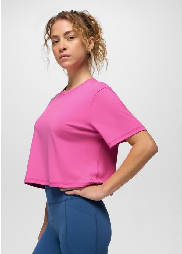 Pure Ascent Short Sleeve, Color: Berry Beam, image 5