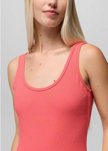 Lahari Sunburst Swim One Piece, Color: Guava Pop, image 4