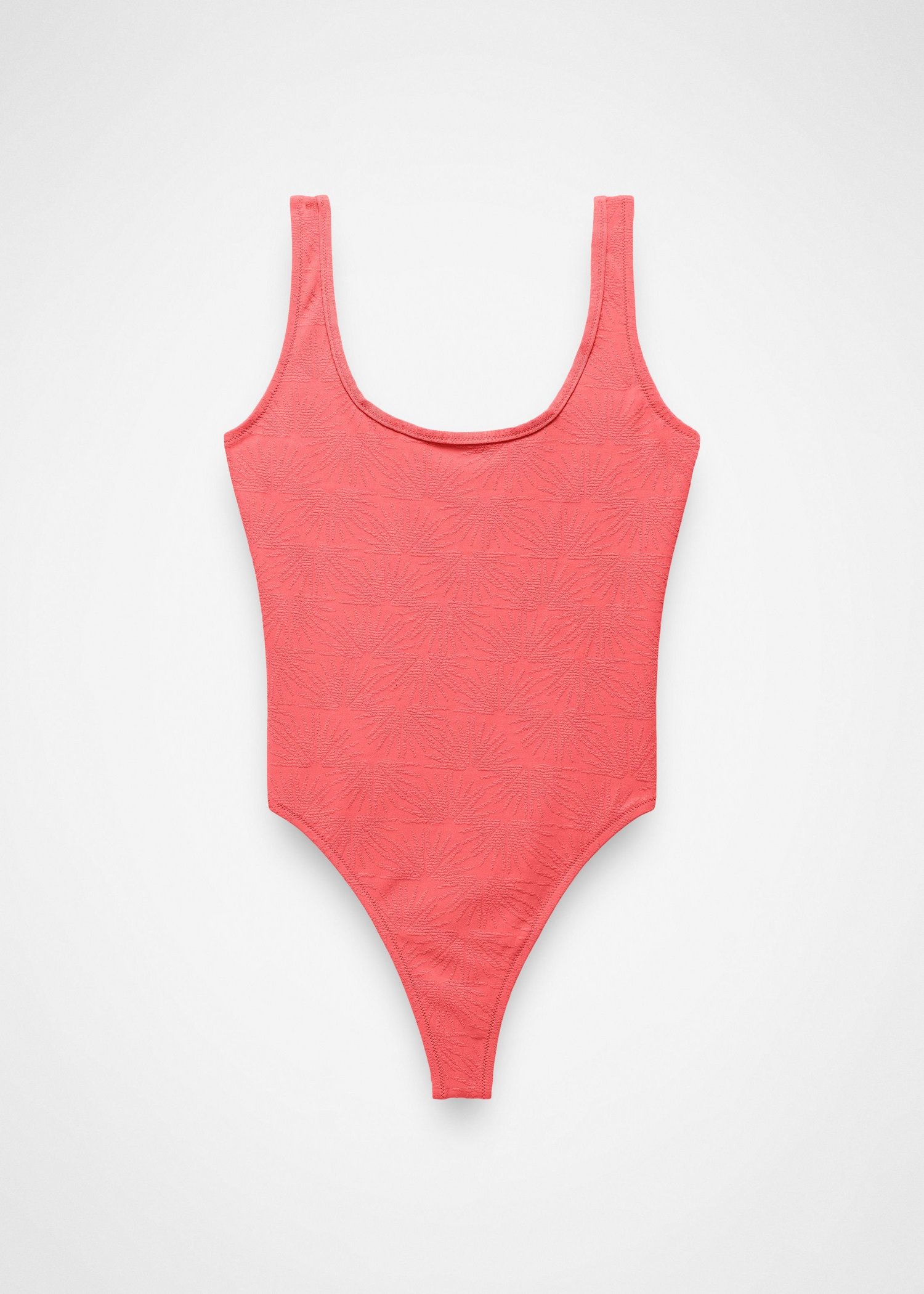 Womens prAna Lahari Sunburst Swim One Piece - Guava Pop