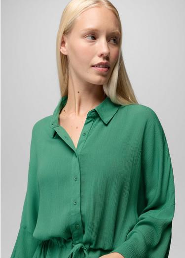 Fernie Shirt Dress, Color: Jade, image 11