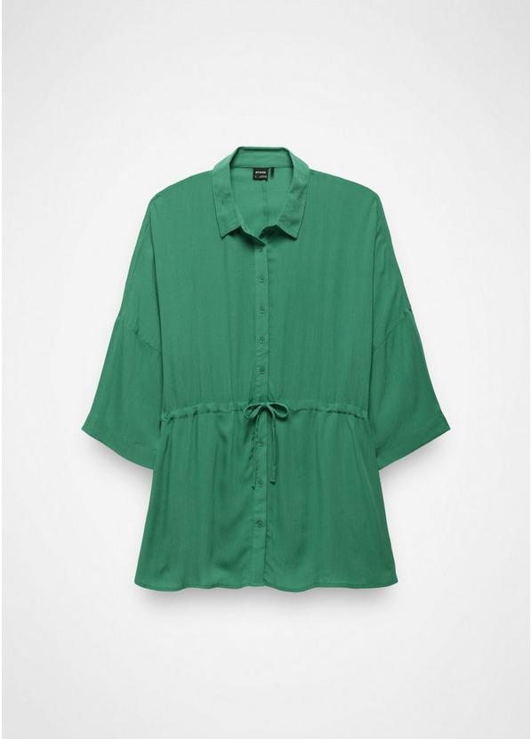 Fernie Shirt Dress, Color: Jade, image 6