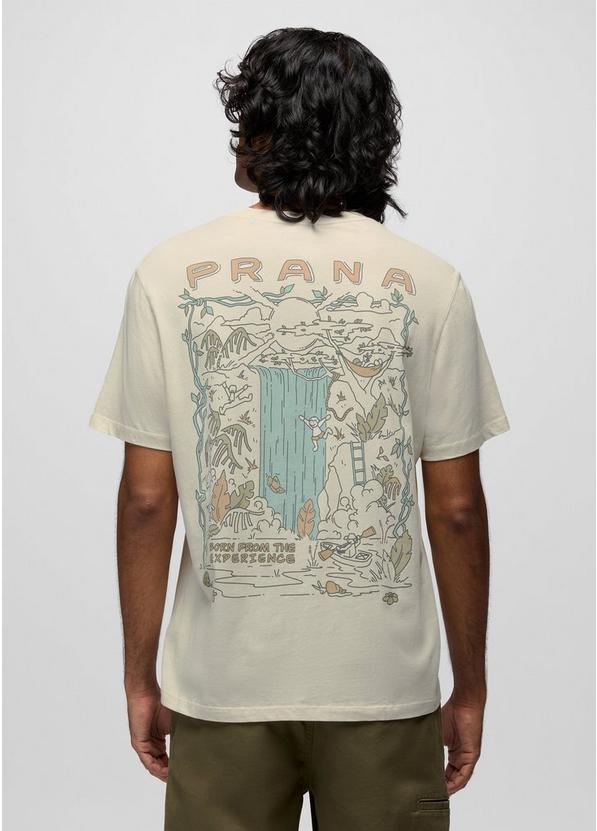 Everyday Paradise Creek Short Sleeve Graphic Tee, Color: Beach Pebble, image 4