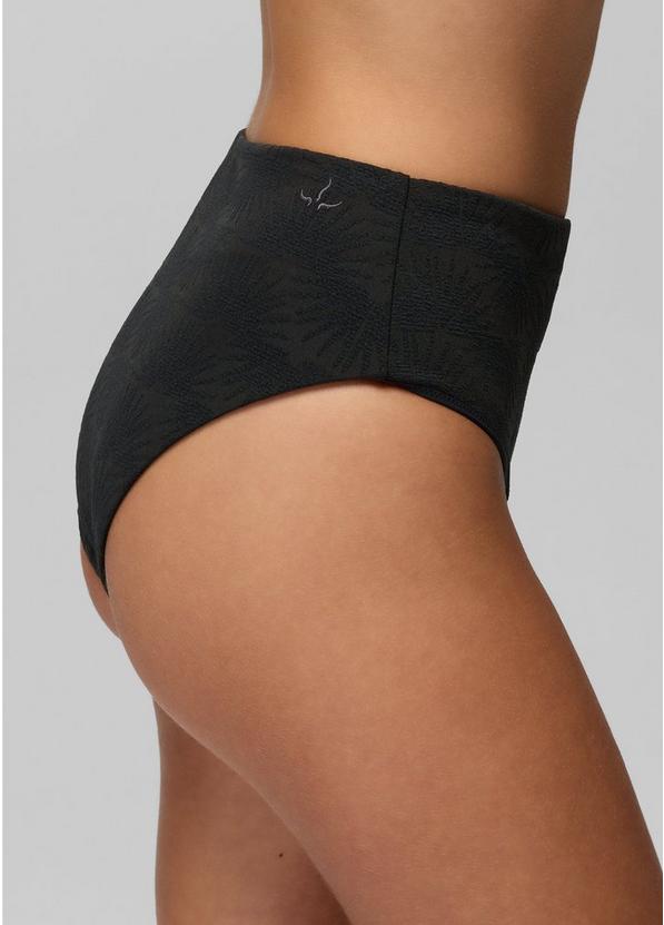 Lahari Sunburst High Rise Swim Bottom, Color: Black, image 4