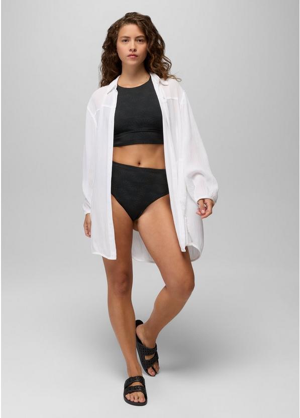 Lahari Sunburst High Rise Swim Bottom, Color: Black, image 5