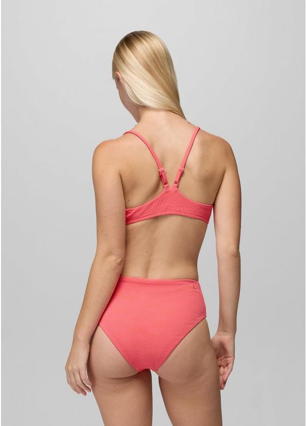 Lahari Sunburst High Rise Swim Bottom, Color: Guava Pop, image 5
