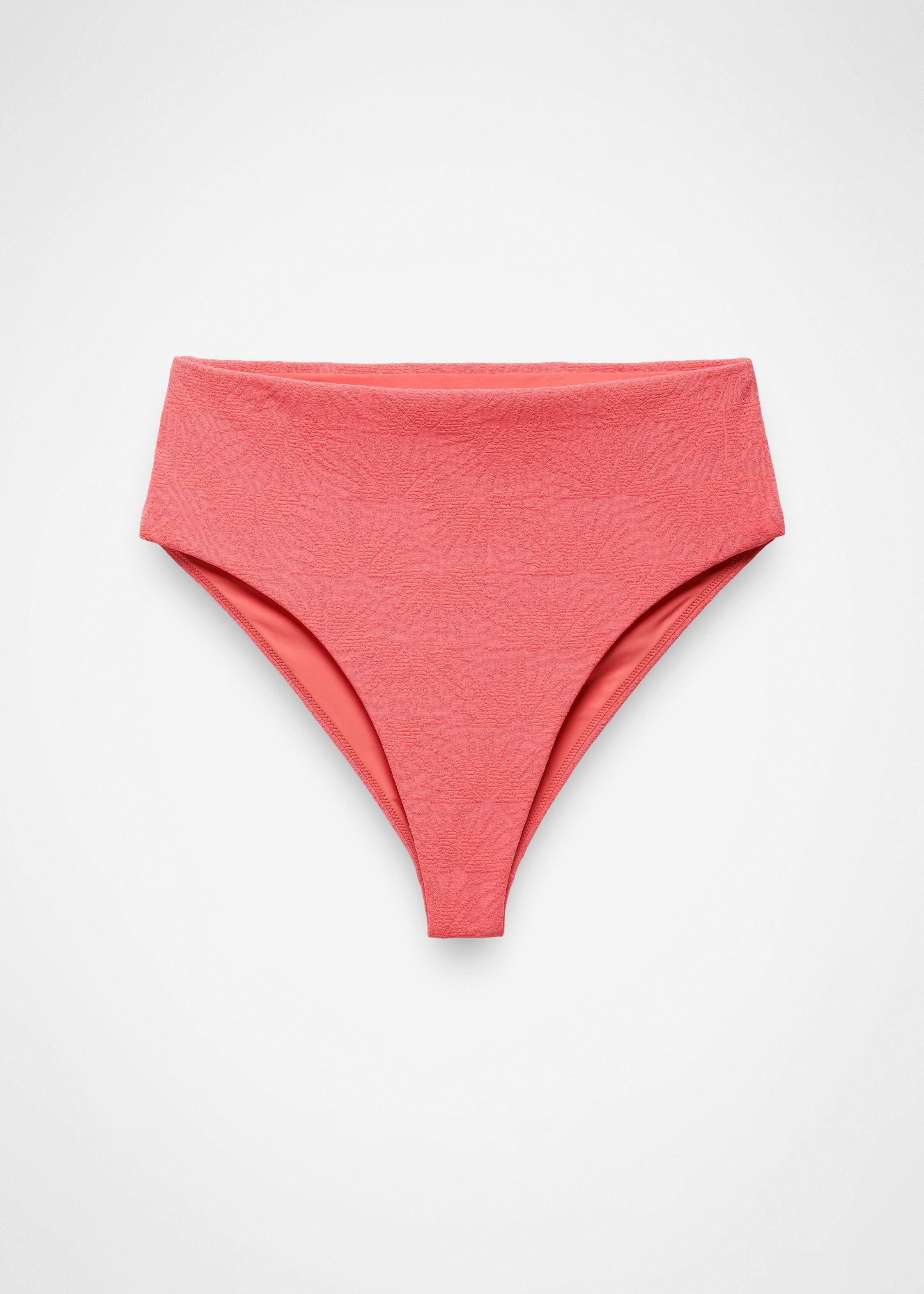 Womens prAna Lahari Sunburst High Rise Swim Bottom - Guava Pop