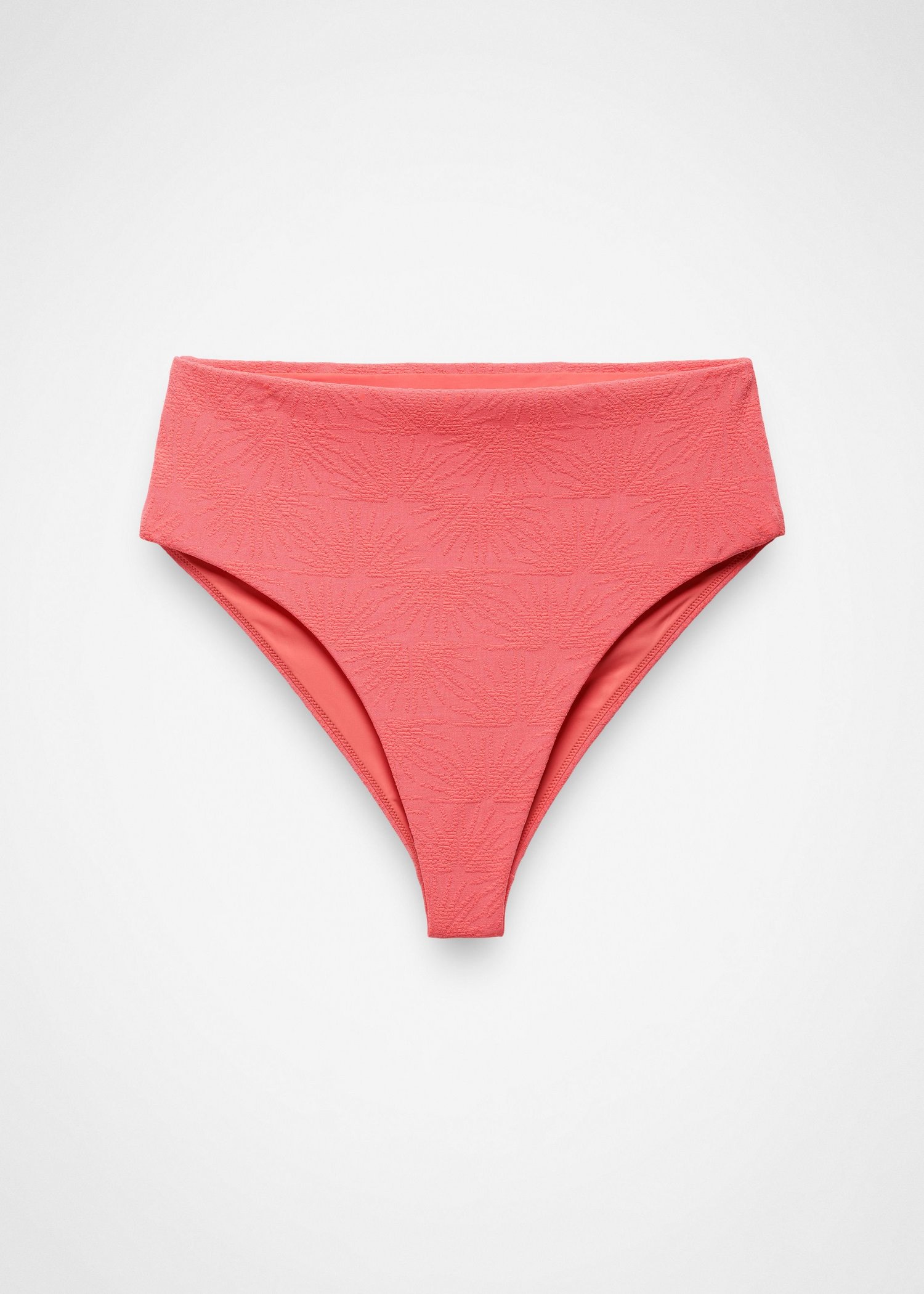 Womens prAna Lahari Sunburst High Rise Swim Bottom - Guava Pop