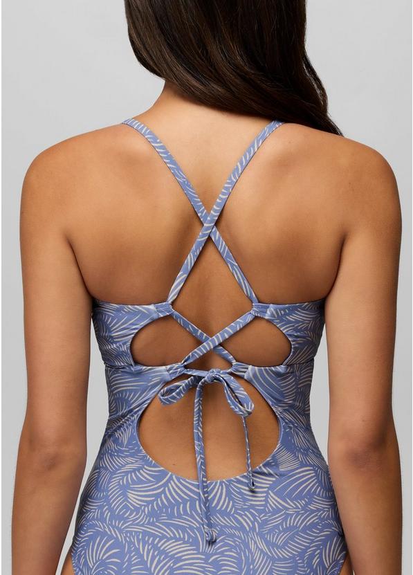 Reef Break Swim One Piece, Color: Taro Currents, image 5