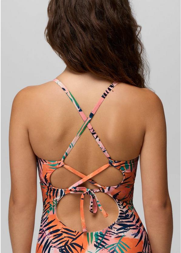 Reef Break Swim One Piece, Color: Papaya Island Fever, image 5