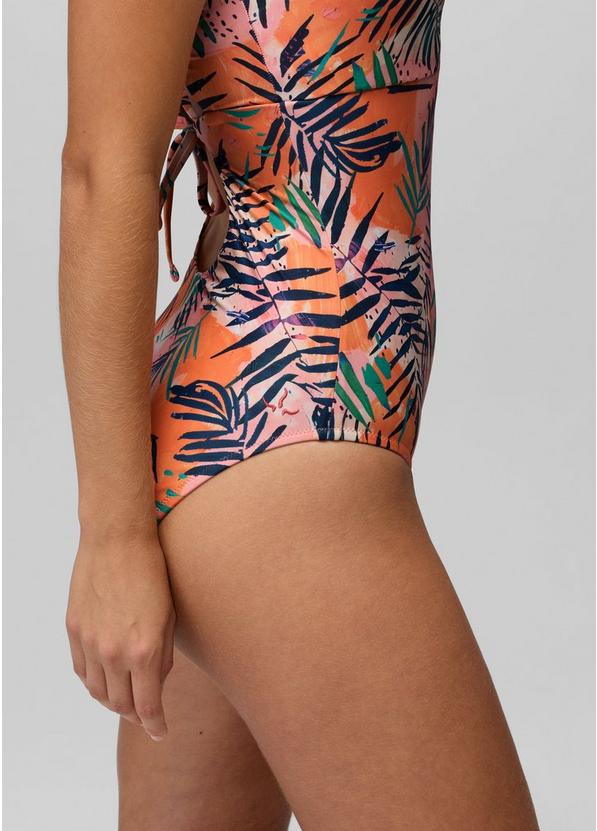 Reef Break Swim One Piece, Color: Papaya Island Fever, image 6
