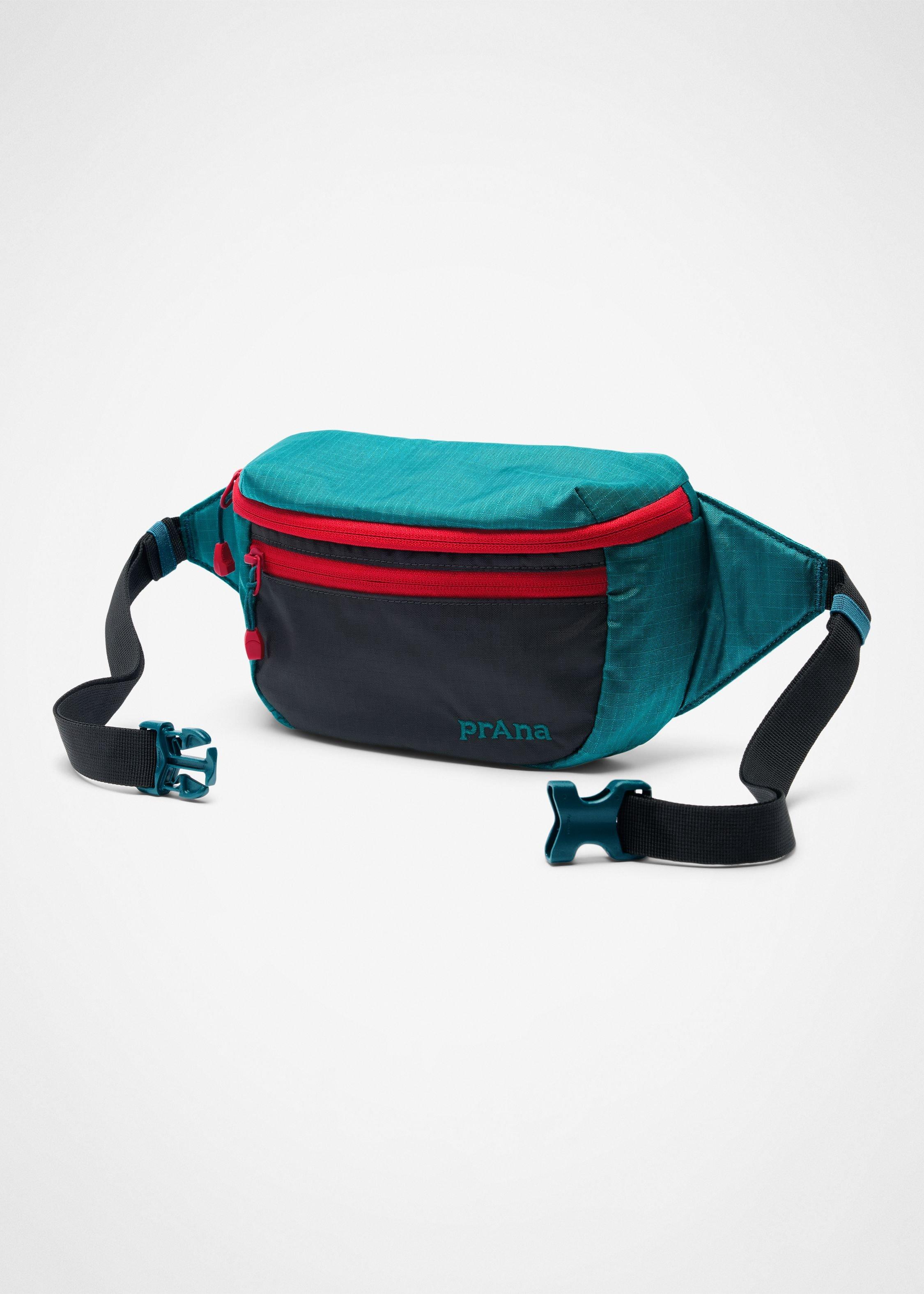 Gender Neutral prAna Roam Well Hip Bag - Tidal Colorblock