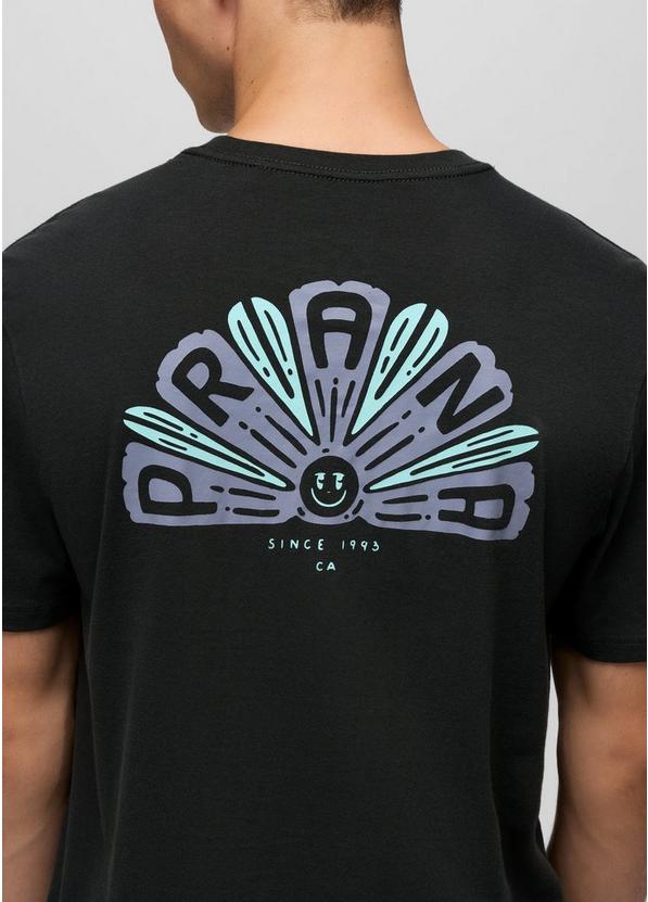 prAna Ordinary Pleasure Short Sleeve Graphic Tee, Color: Black, image 6