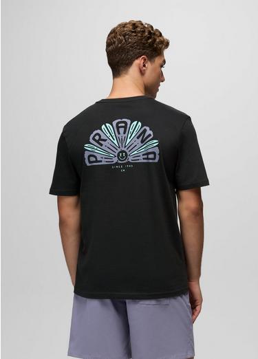 prAna Ordinary Pleasure Short Sleeve Graphic Tee, Color: Black, image 3
