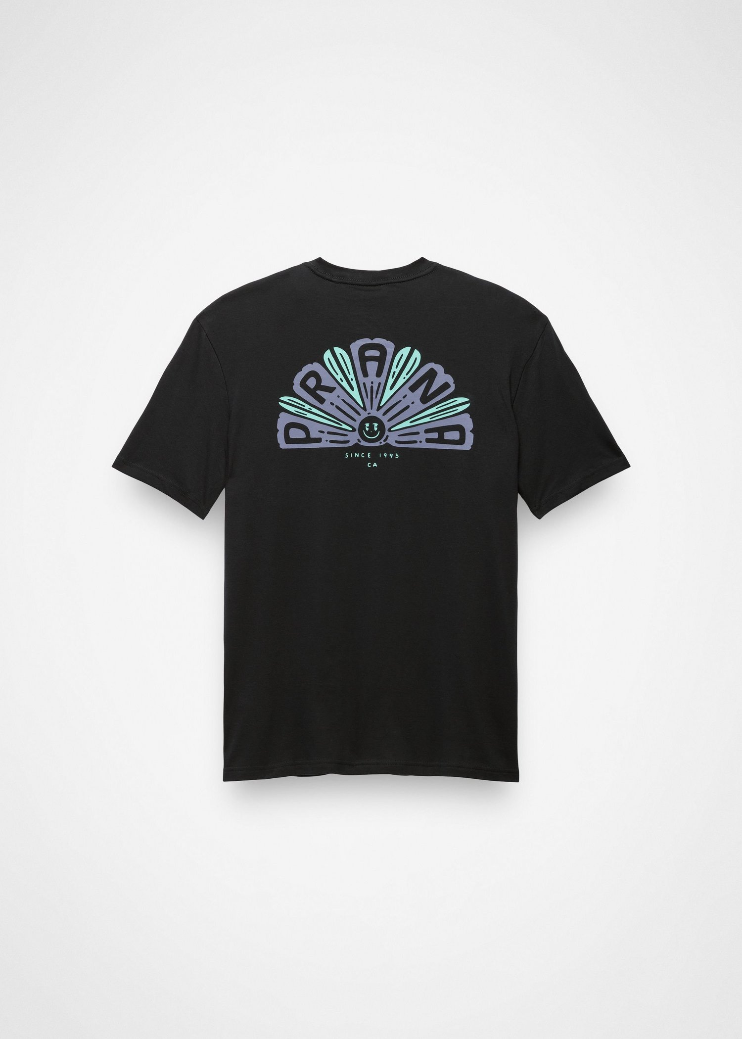 Mens prAna Ordinary Pleasure Short Sleeve Graphic Tee - Black