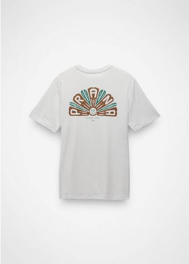 prAna Ordinary Pleasure Short Sleeve Graphic Tee, Color: Soft White, image 5