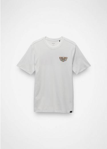 prAna Ordinary Pleasure Short Sleeve Graphic Tee, Color: Soft White, image 6