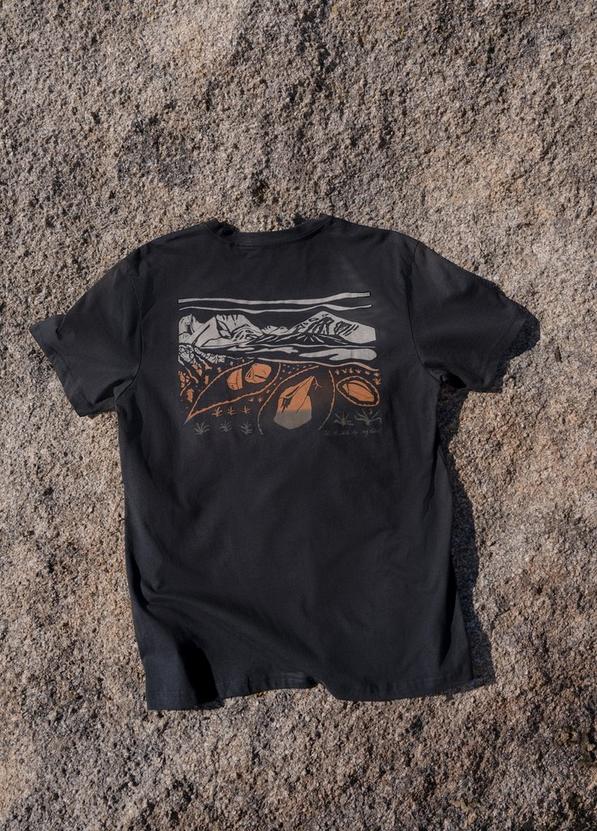 Sharma Mandala Boulder Graphic Tee, Color: Black, image 5