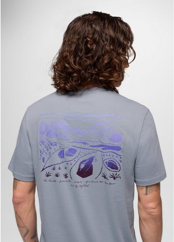 Sharma Mandala Boulder Graphic Tee, Color: Quarry, image 7