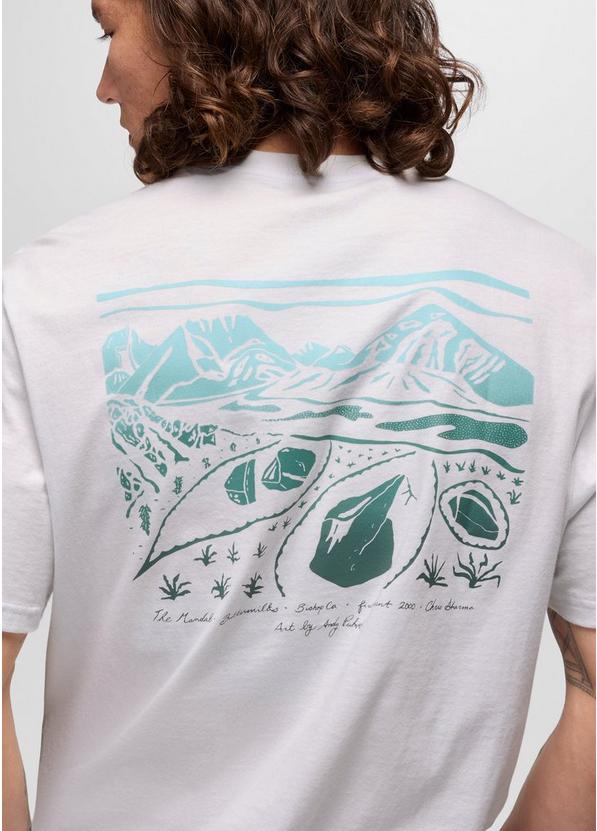 Sharma Mandala Boulder Graphic Tee, Color: Soft White, image 7