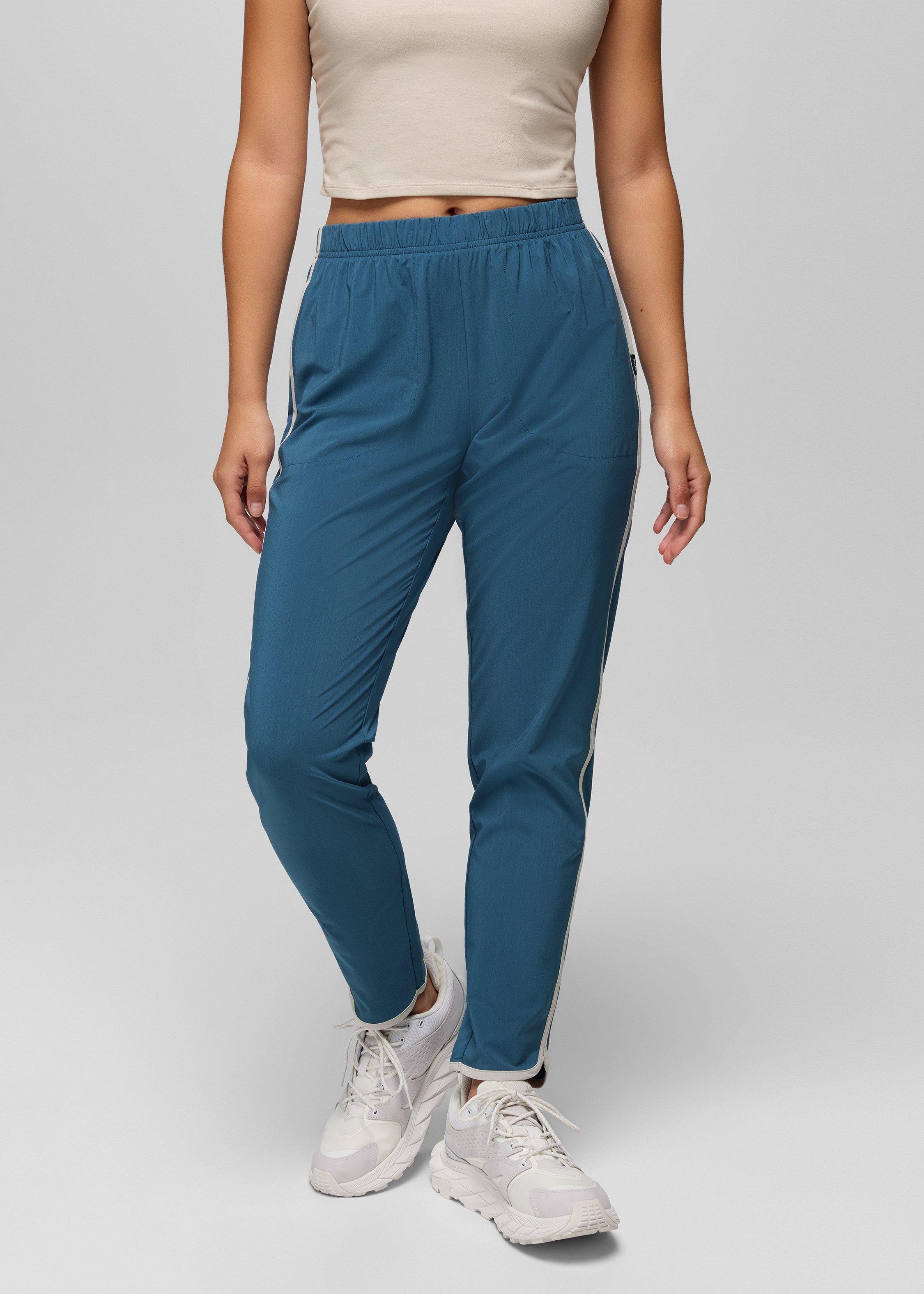 Womens prAna Railay Scallop Pant - Bluff Blue