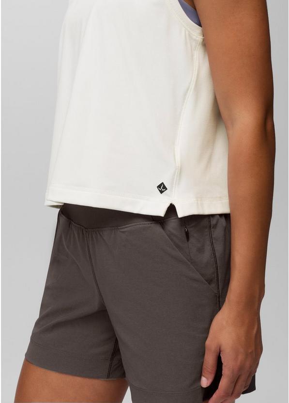 Pure Ascent Muscle Tank, Color: Soft White, image 5